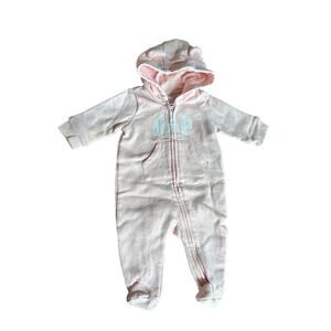 0-3M Baby Gap Pink Zipper One-Piece